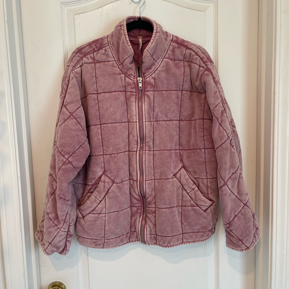 Free People Dolman Quilted Knit Jacket